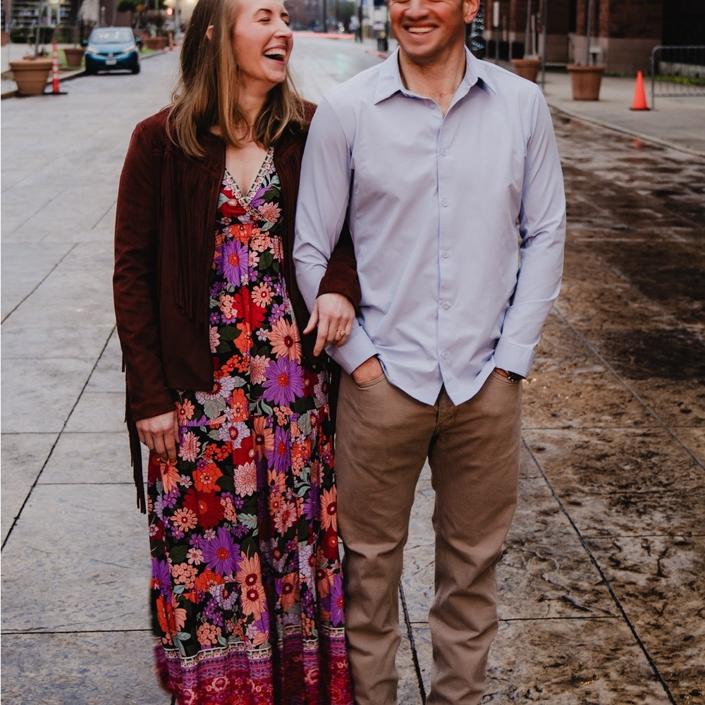 Floral Long Sleeve Maxi Dress